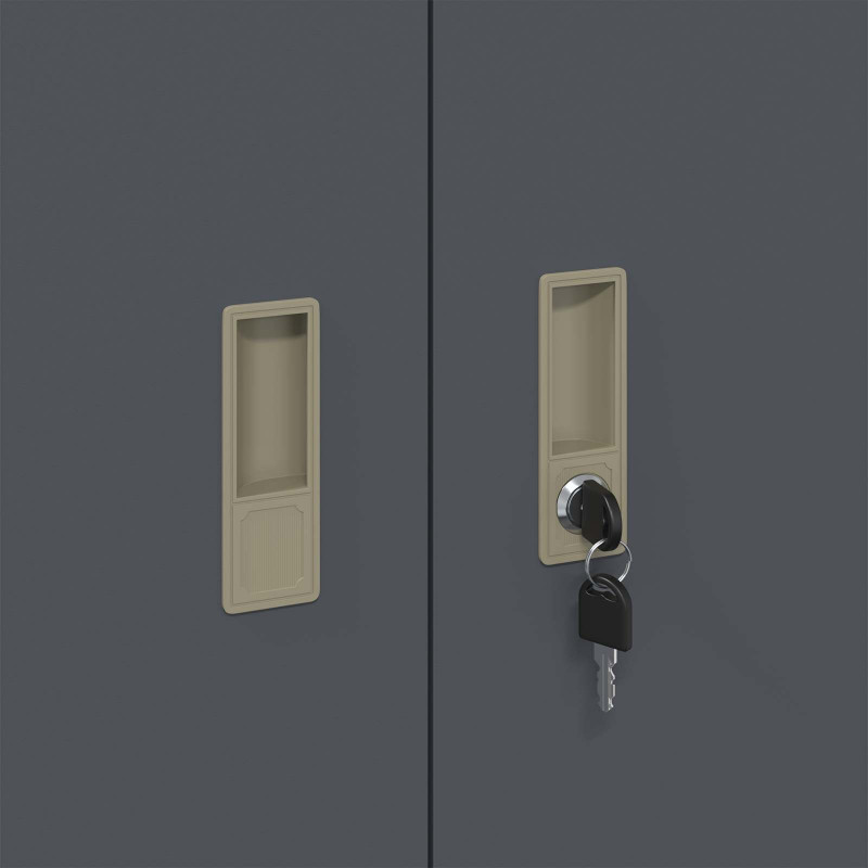 Szafka do przechowywania Antracyt 90 x 40 x 90 cm Stal