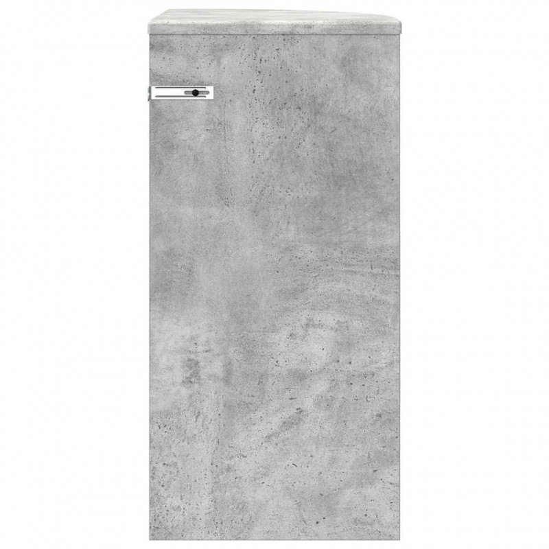 Stolik końcowy Betonowy szary 29,6 x 29,6 x 60 cm