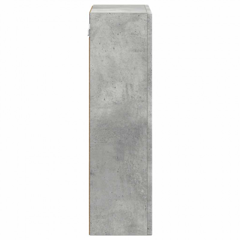 Szafka wisząca z półką Betonowy szary 59 x 20 x 71,5 cm