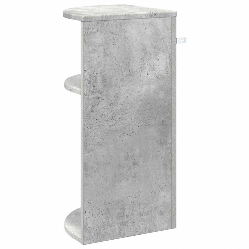Stolik końcowy Betonowy szary 29,6 x 29,6 x 60 cm