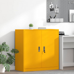 Szafka do przechowywania Musztardowy Żółty 90 x 40 x 90 cm Stal