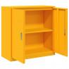 Szafka do przechowywania Musztardowy Żółty 90 x 40 x 90 cm Stal