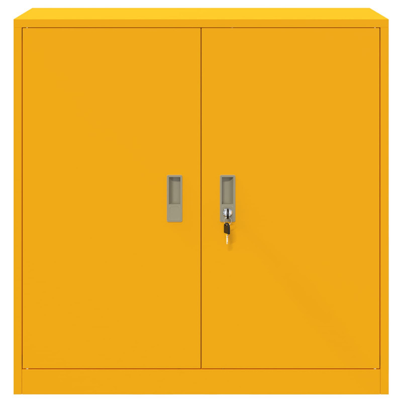 Szafka do przechowywania Musztardowy Żółty 90 x 40 x 90 cm Stal