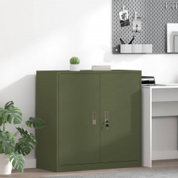 Szafka do przechowywania Zielony oliwkowy 90 x 40 x 90 cm Stal