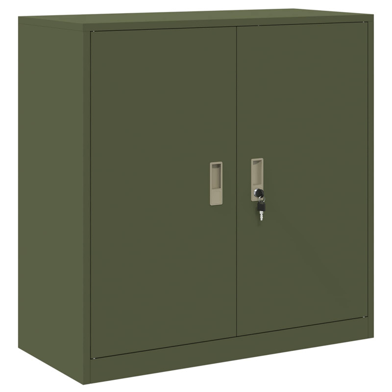 Szafka do przechowywania Zielony oliwkowy 90 x 40 x 90 cm Stal