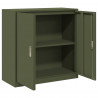 Szafka do przechowywania Zielony oliwkowy 90 x 40 x 90 cm Stal