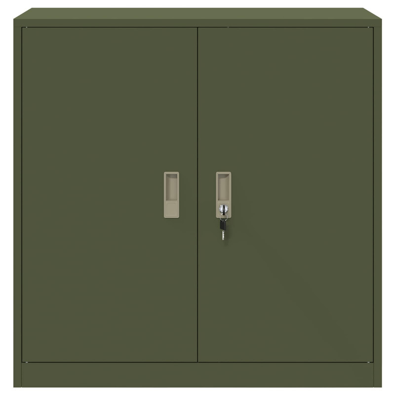 Szafka do przechowywania Zielony oliwkowy 90 x 40 x 90 cm Stal