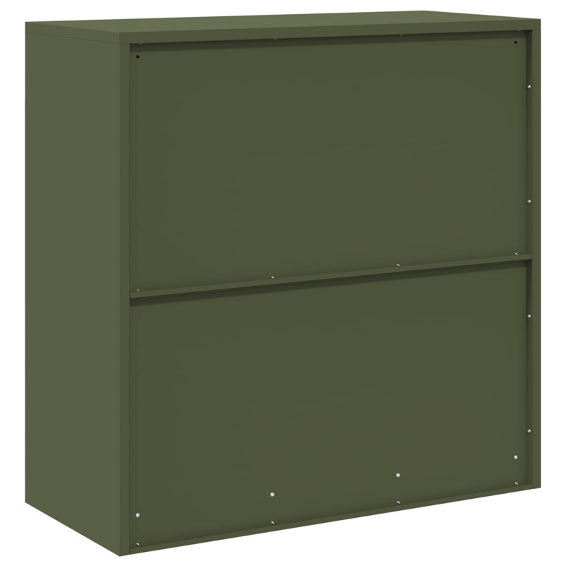 Szafka do przechowywania Zielony oliwkowy 90 x 40 x 90 cm Stal
