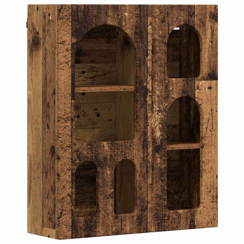 Szafka wisząca z półką Stare drewno 59 x 20 x 71,5 cm