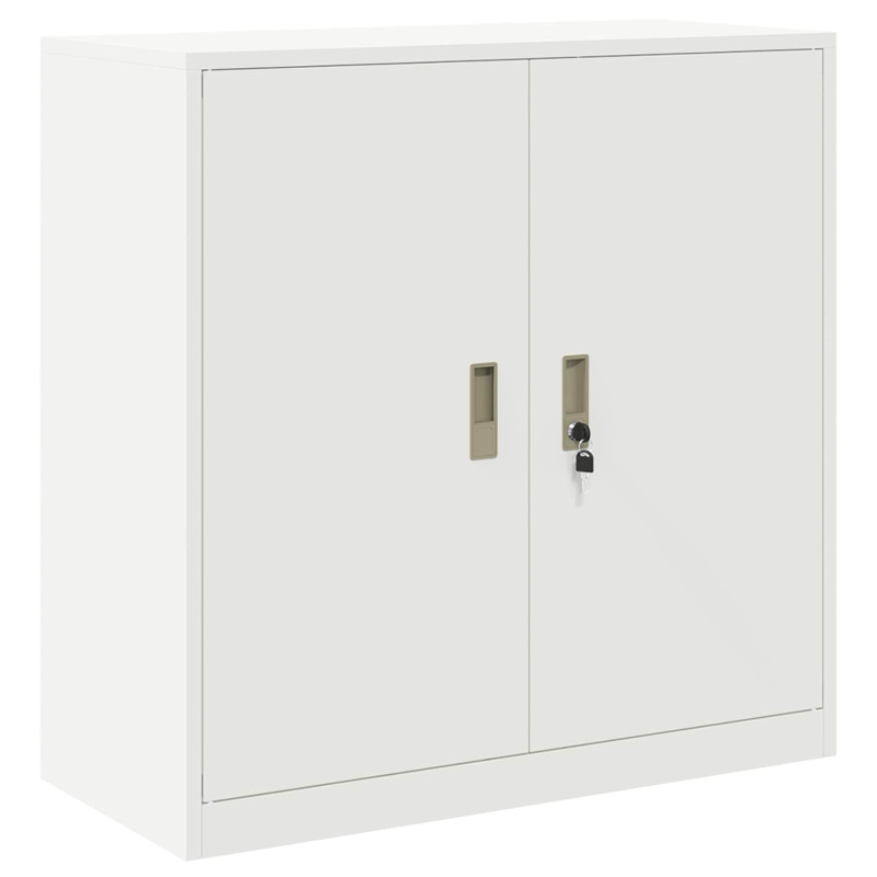 Szafka do przechowywania Biały 90 x 40 x 90 cm Stal