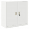 Szafka do przechowywania Biały 90 x 40 x 90 cm Stal