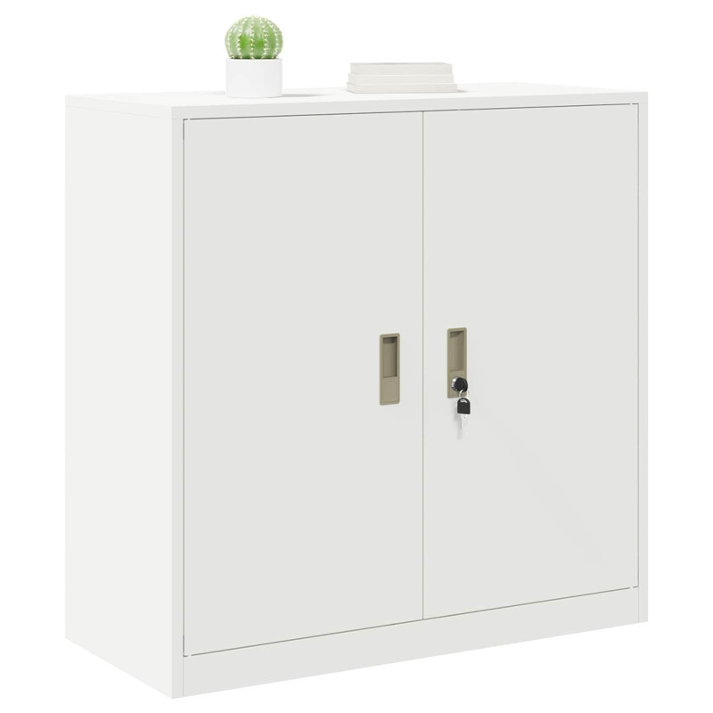 Szafka do przechowywania Biały 90 x 40 x 90 cm Stal