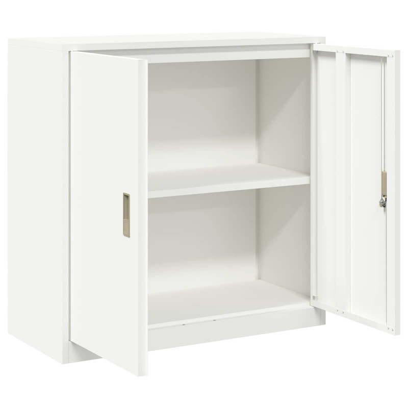 Szafka do przechowywania Biały 90 x 40 x 90 cm Stal