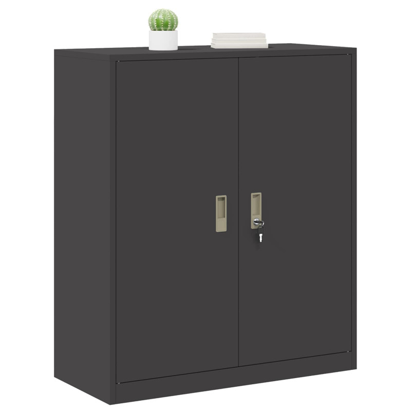 Szafka do przechowywania Czarny 90 x 40 x 105 cm Stal