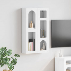 Szafka wisząca Biały 59 x 20 x 100 cm Materiał drewnopochodny