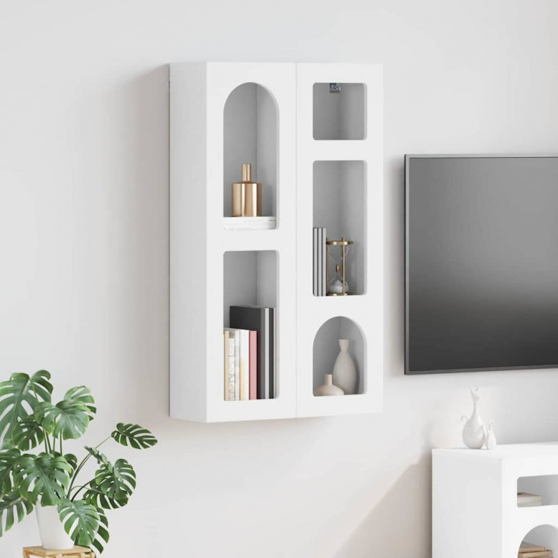 Szafka wisząca Biały 59 x 20 x 100 cm Materiał drewnopochodny