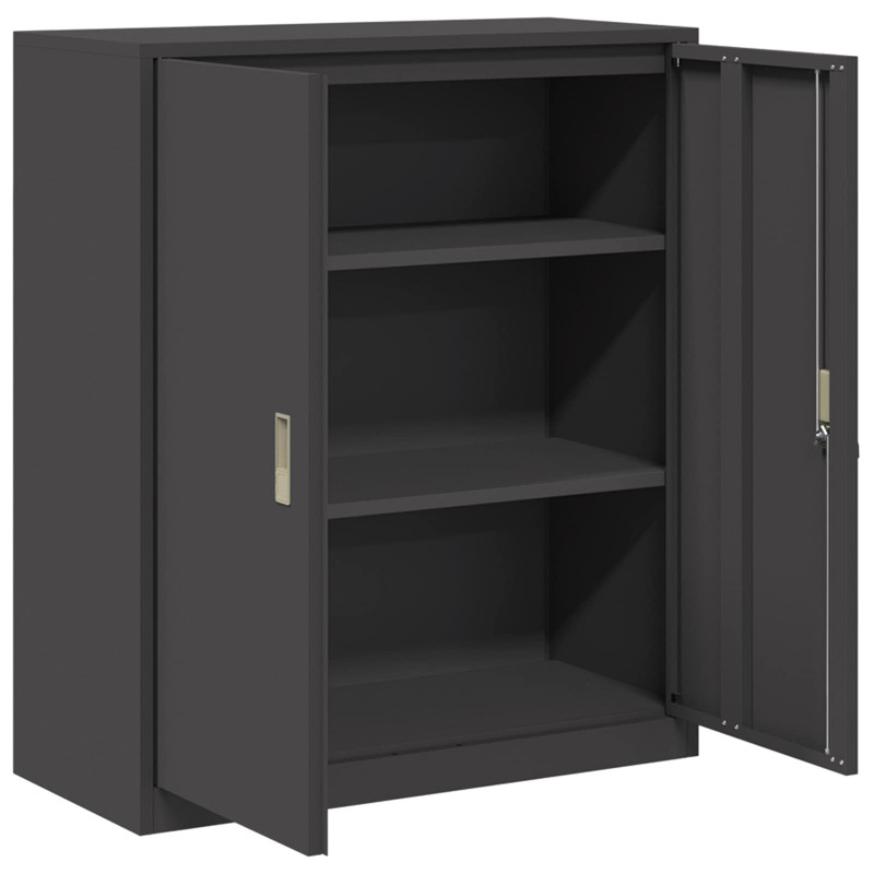 Szafka do przechowywania Czarny 90 x 40 x 105 cm Stal
