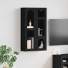 Szafka wisząca Czarny 59 x 20 x 100 cm Materiał drewnopochodny
