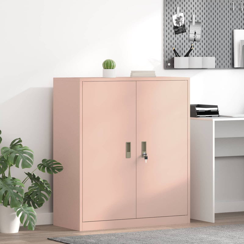 Szafka do przechowywania Różowy 90 x 40 x 105 cm Stal