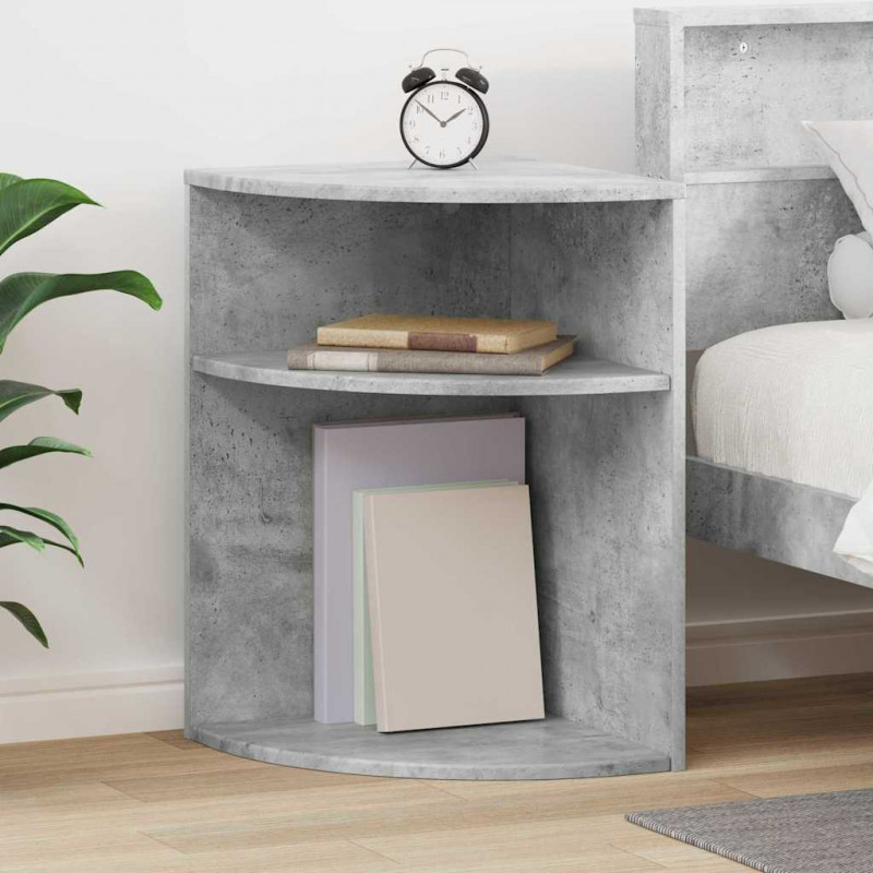 Stolik końcowy Betonowy szary 39,7 x 39,7 x 60 cm