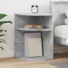 Stolik końcowy Betonowy szary 39,7 x 39,7 x 60 cm
