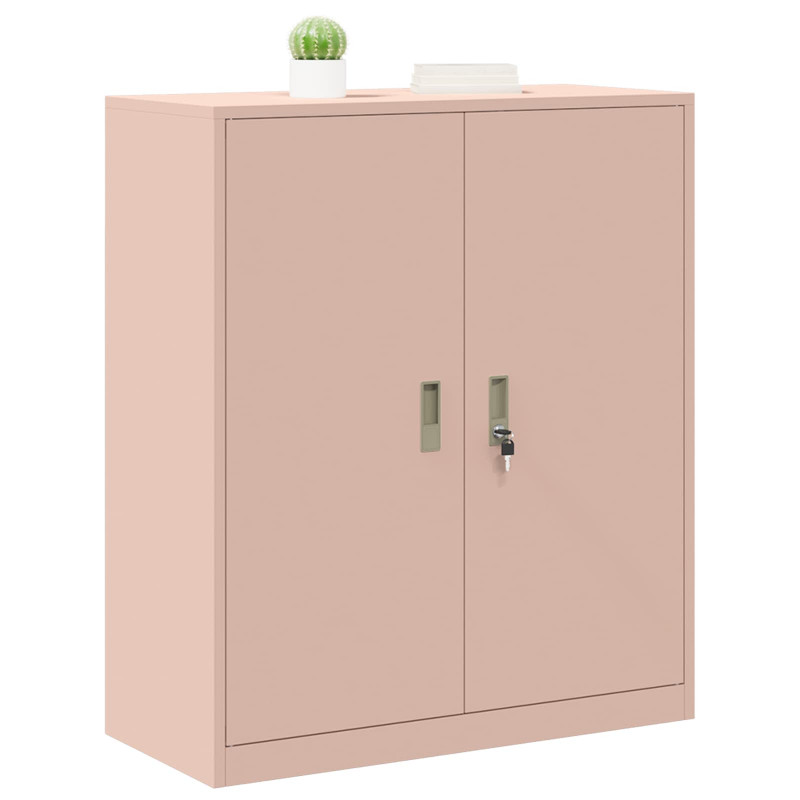 Szafka do przechowywania Różowy 90 x 40 x 105 cm Stal