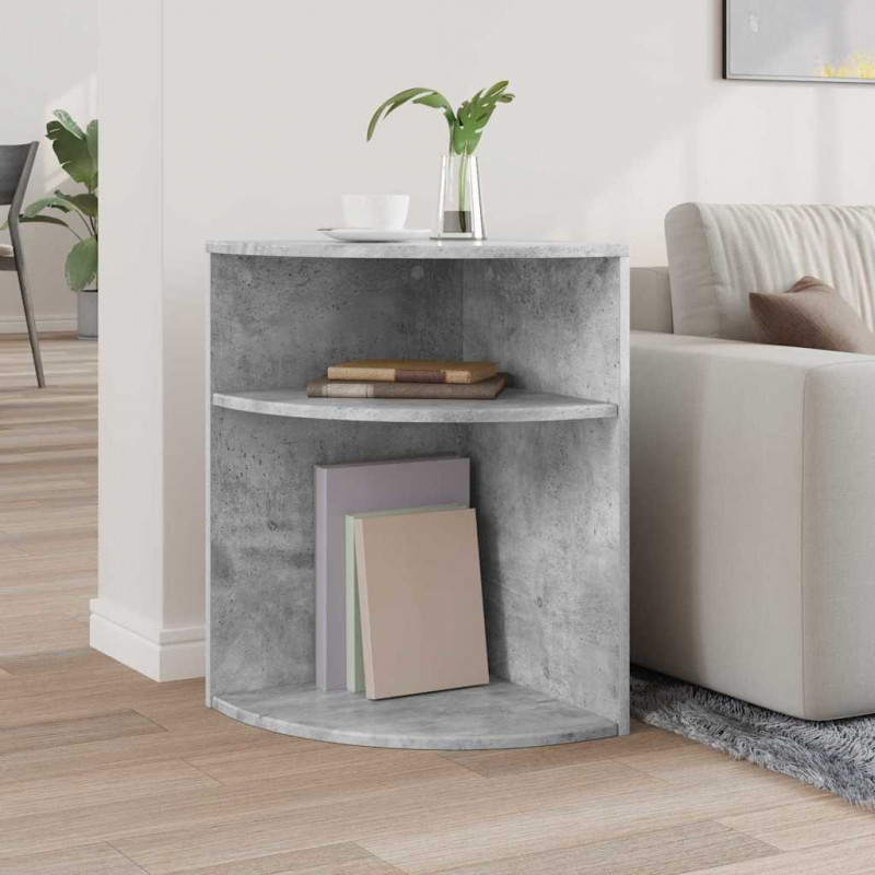 Stolik końcowy Betonowy szary 39,7 x 39,7 x 60 cm