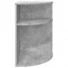 Stolik końcowy Betonowy szary 39,7 x 39,7 x 60 cm