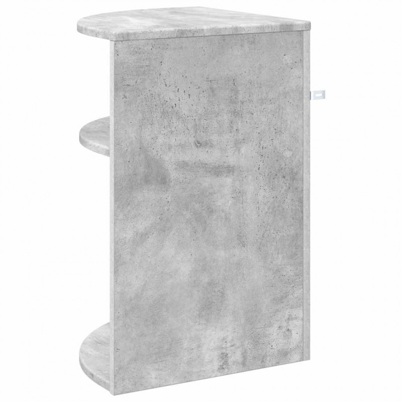 Stolik końcowy Betonowy szary 39,7 x 39,7 x 60 cm