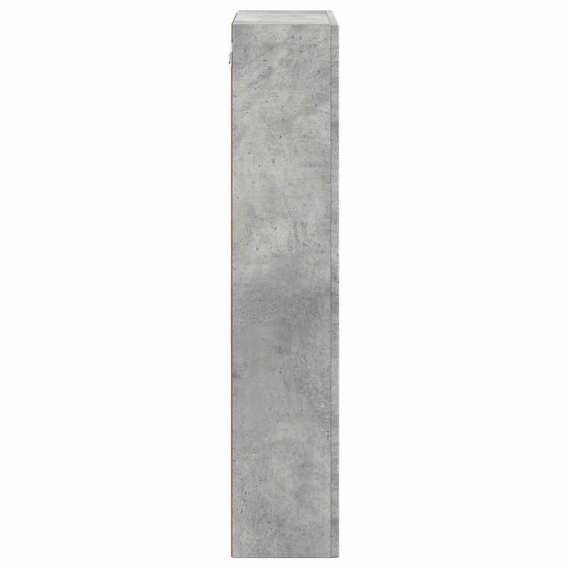 Szafka wisząca z półką Betonowy szary 59 x 20 x 100 cm