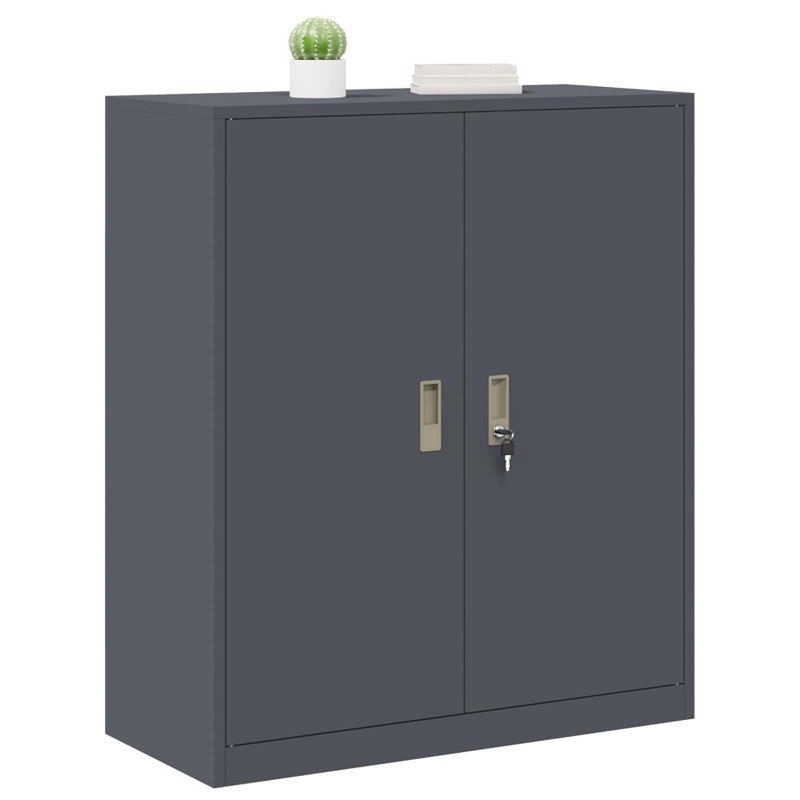 Szafka do przechowywania Antracyt 90 x 40 x 105 cm Stal