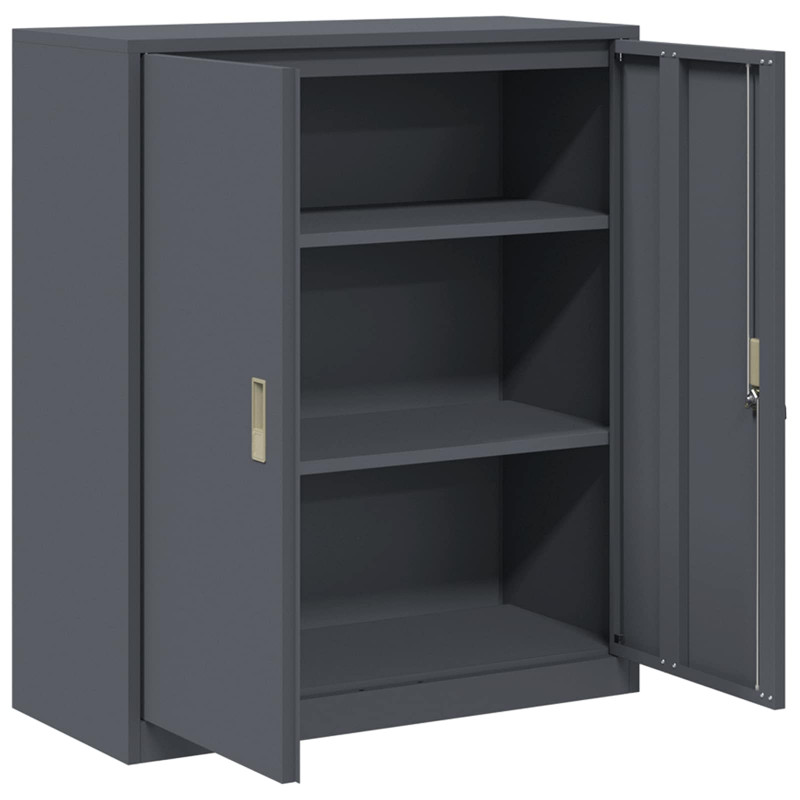 Szafka do przechowywania Antracyt 90 x 40 x 105 cm Stal