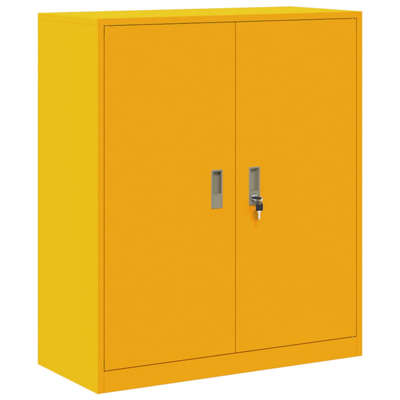 Szafka do przechowywania Musztardowy Żółty 90 x 40 x 105 cm