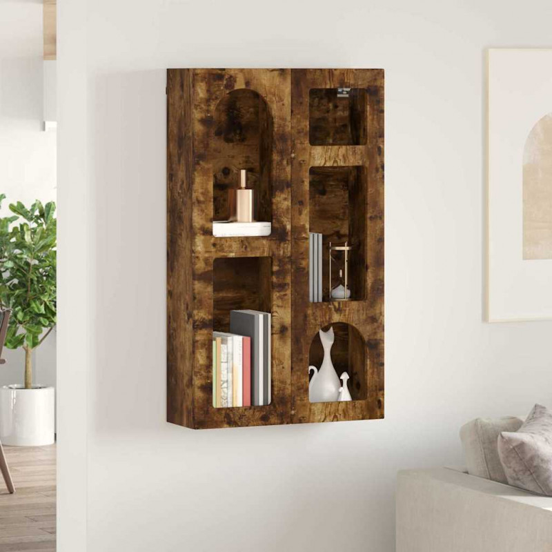Szafka wisząca z półką Dąb wędzony 59 x 20 x 100 cm