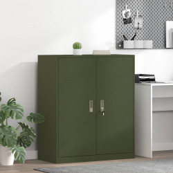 Szafka do przechowywania Zielony oliwkowy 90 x 40 x 105 cm Stal