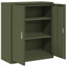 Szafka do przechowywania Zielony oliwkowy 90 x 40 x 105 cm Stal