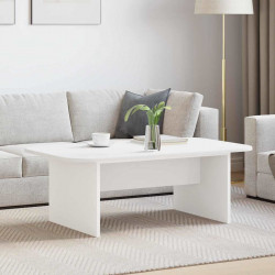 Stolik kawowy Biały 93 x 53 x 33 cm Materiał drewnopochodny