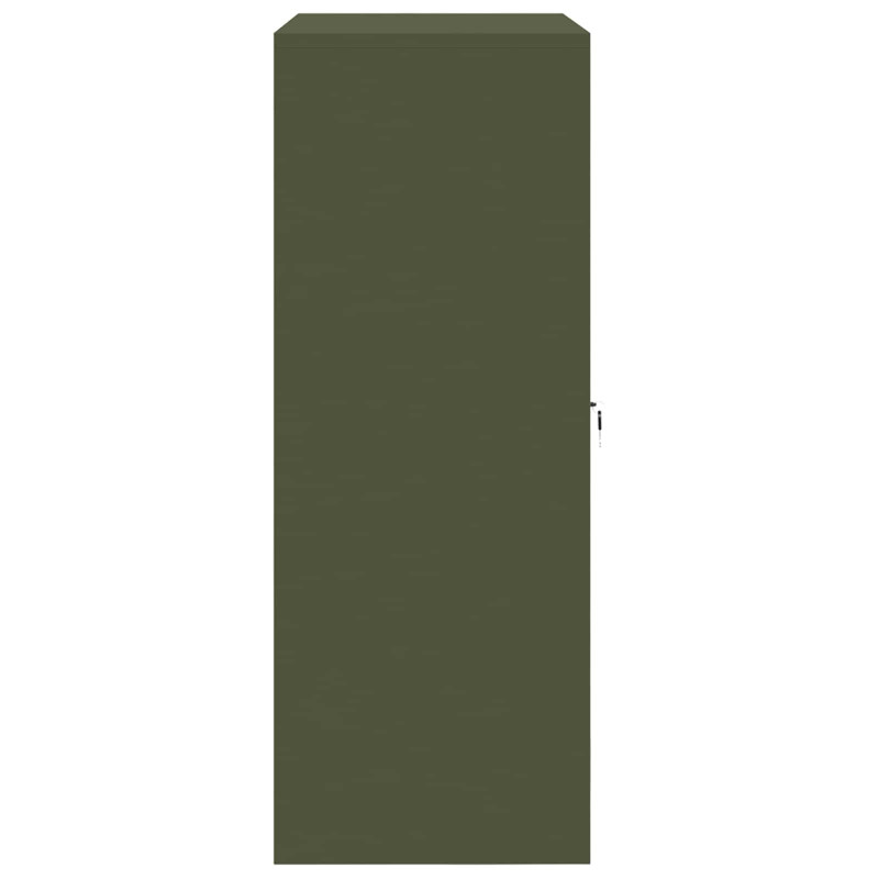 Szafka do przechowywania Zielony oliwkowy 90 x 40 x 105 cm Stal
