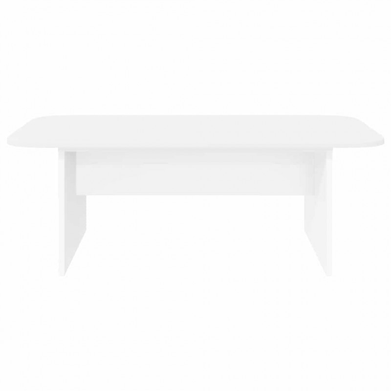Stolik kawowy Biały 93 x 53 x 33 cm Materiał drewnopochodny