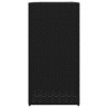Donica ogrodowa, czarna, 40x40x80 cm, rattan PE