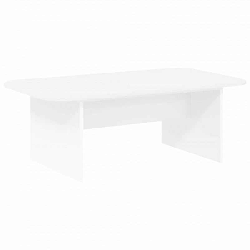 Stolik kawowy Biały 93 x 53 x 33 cm Materiał drewnopochodny