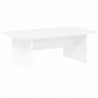 Stolik kawowy Biały 93 x 53 x 33 cm Materiał drewnopochodny