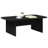 Stolik kawowy Czarny 93 x 53 x 33 cm Materiał drewnopochodny