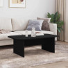 Stolik kawowy Czarny 93 x 53 x 33 cm Materiał drewnopochodny