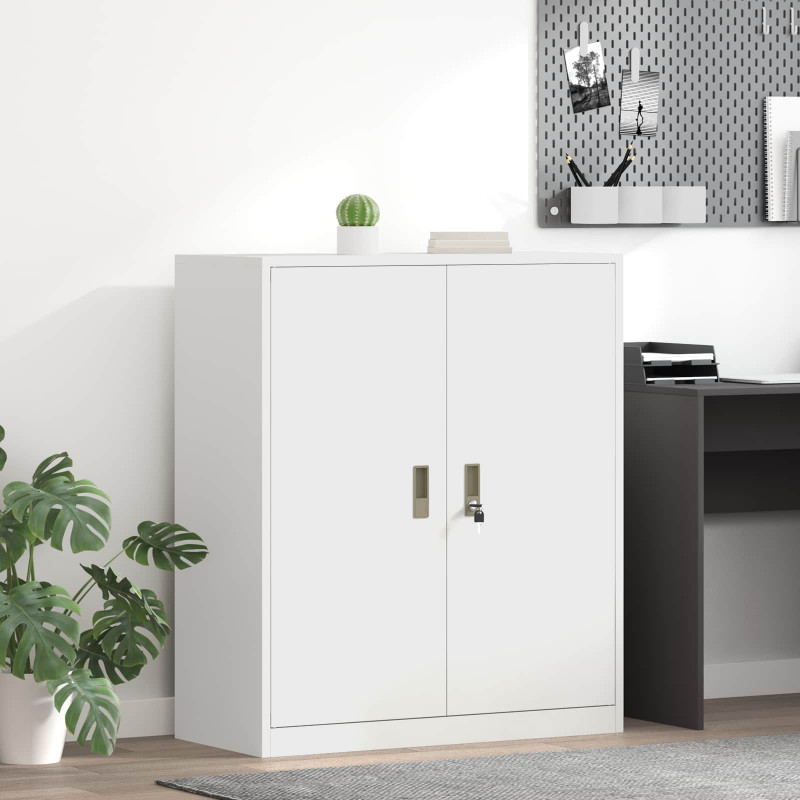 Szafka do przechowywania Biały 90 x 40 x 105 cm Stal