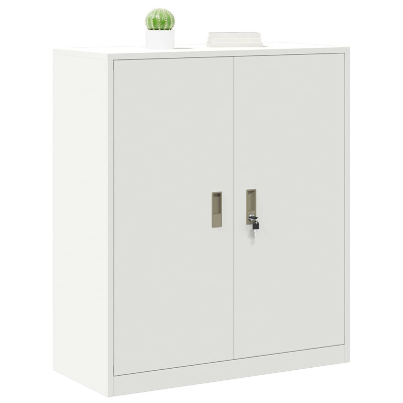 Szafka do przechowywania Biały 90 x 40 x 105 cm Stal