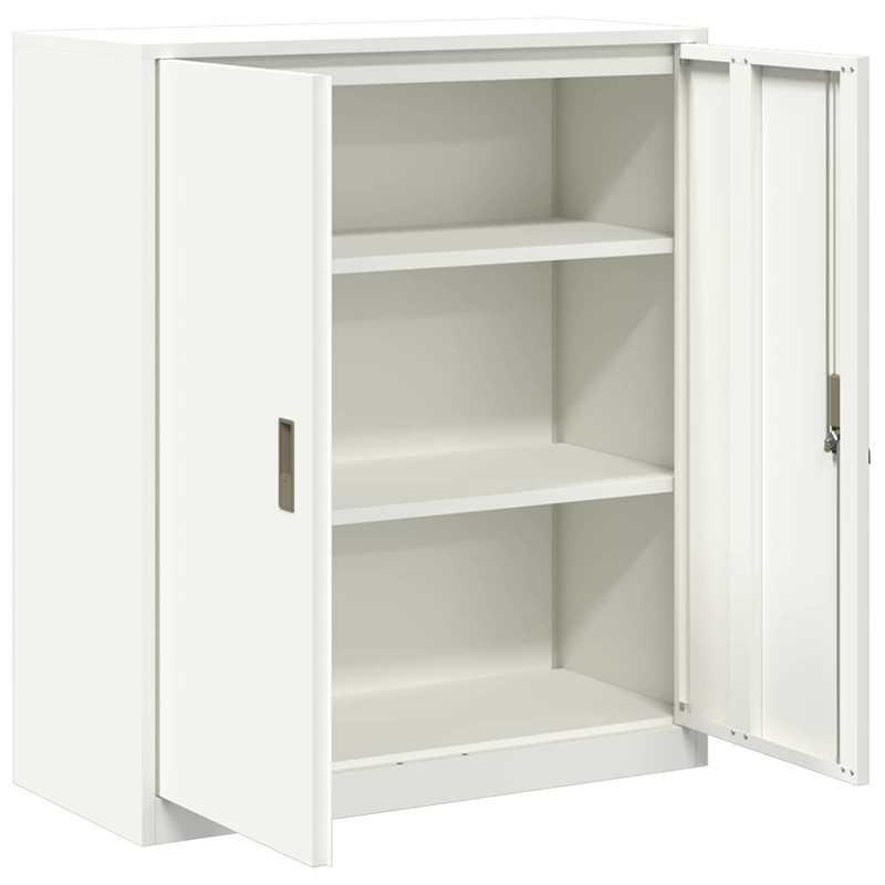 Szafka do przechowywania Biały 90 x 40 x 105 cm Stal