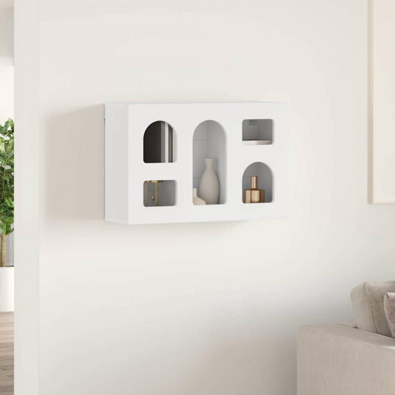 Szafka wisząca Biały 60 x 20 x 40 cm Materiał drewnopochodny