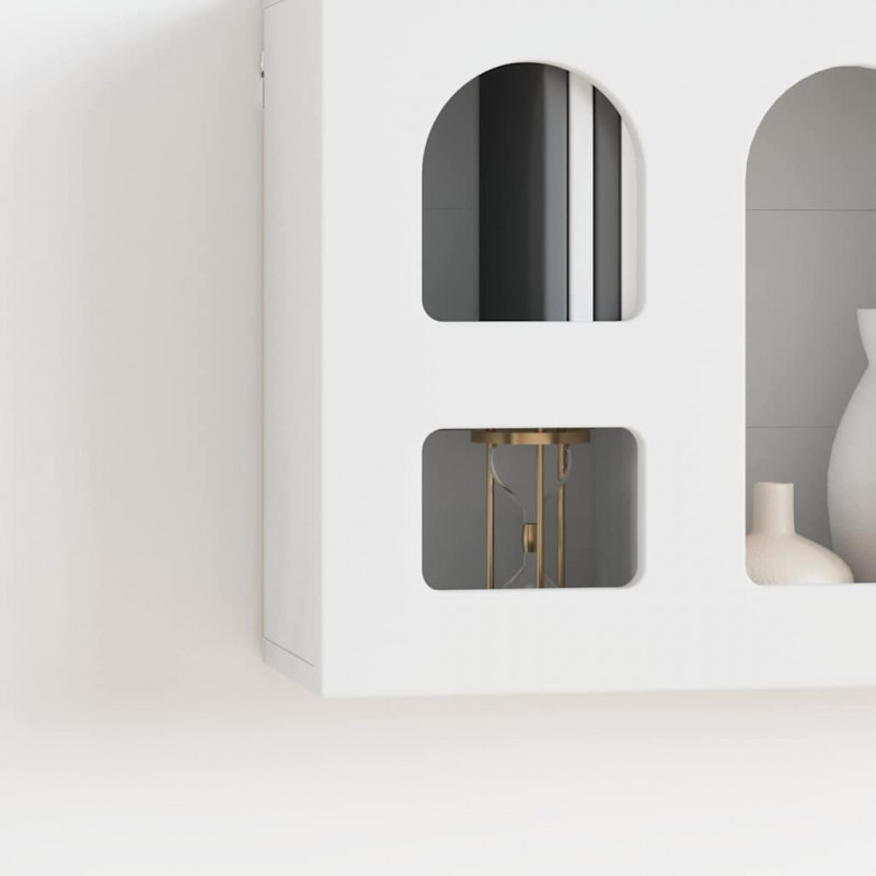 Szafka wisząca Biały 60 x 20 x 40 cm Materiał drewnopochodny
