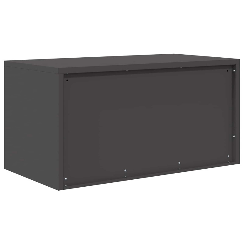 Szafka do przechowywania Czarny 80 x 40 x 40 cm Stal